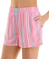 Roudelain Women's Pullover Boxer Short with Patch