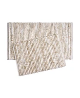 French Connection Space Dye Chunky Chenille 2-Pc. Bath Rug Set