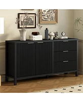 Minimalist Wave Sideboard