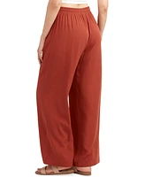 Bcx Juniors' Drawstring-Waist Wide-Leg Pants