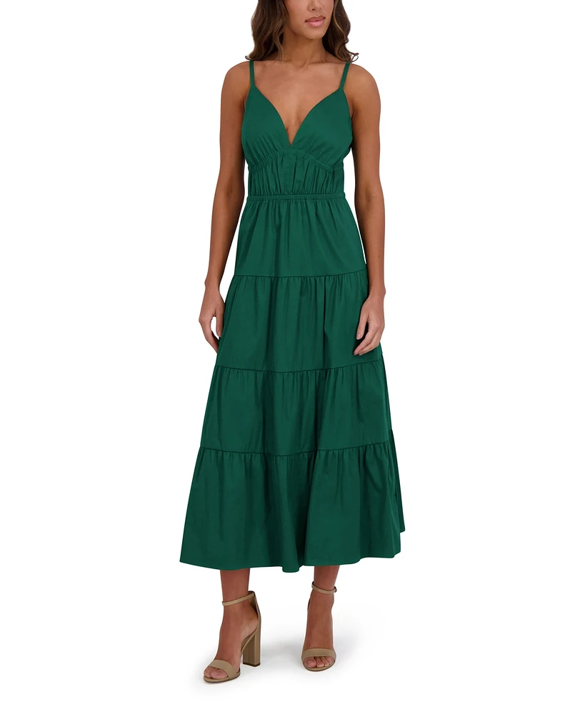 Siena Women's Sleeveless V-Neck A-Line Dress