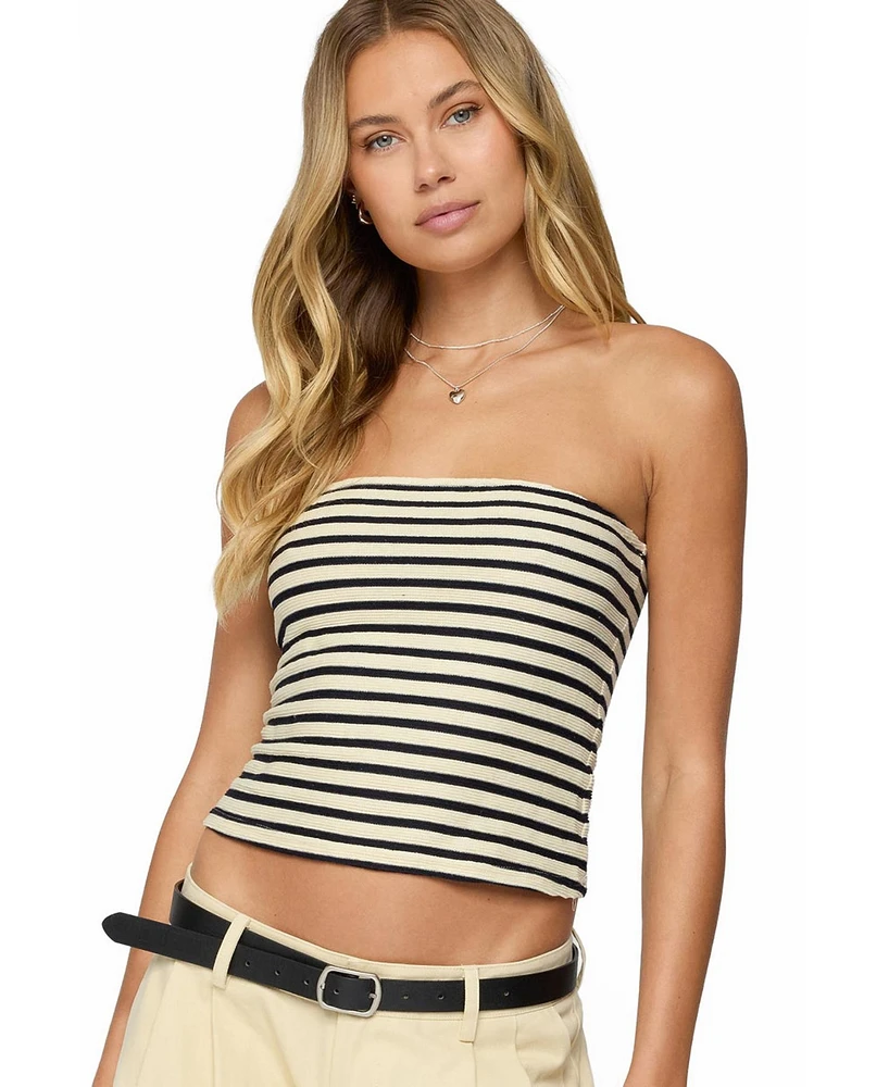 Edikted Women's Odora Striped Tube Top