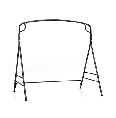 Outdoor Metal Swing Frame with Extra Side Bars
