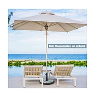 35lbs Umbrella Base with Built-in Cement