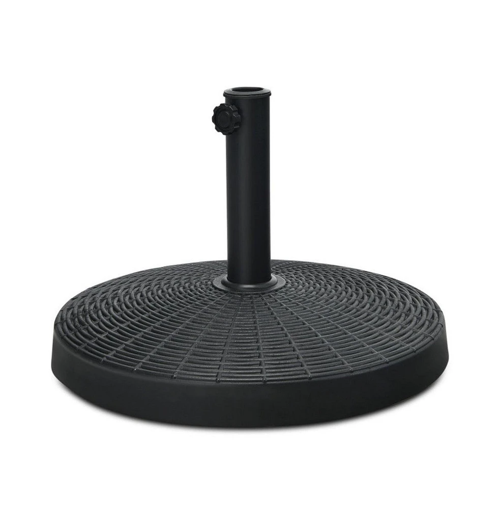 49 Lbs Patio Resin Umbrella Base Stand for Outdoor