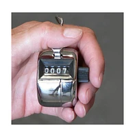 Amber Sports Tally Counter Handheld, Mechanical Clicker with Finger Ring for Boxing, Track, Golf, Soccer, Walking, Carrom, and More Activities