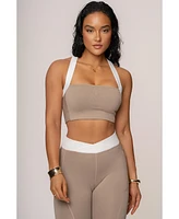 Jluxlabel Women's Ultimate Ribbed Halter Top