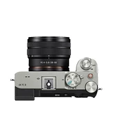 Sony Alpha a7C Ii Mirrorless Camera with Fe 28-60mm f/4-5.6 Lens, Silver