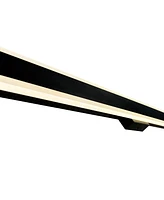Cwi Lighting 59" Metal Malibu Led Integrated Outdoor Wall Light