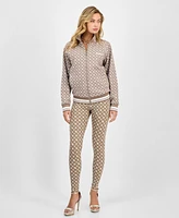 Guess Women's Aggie Peony Full-Zip Sweatshirt