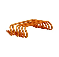 Multi-Sport Speed Training Hurdles Set of 6 Mini Hurdles for Agility & Coordination, Lightweight Pvc Construction, Ideal for Football, Soccer, Basebal