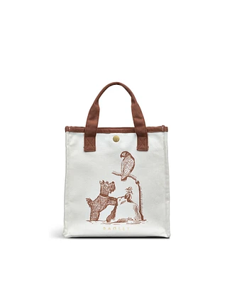 Radley London Toile Small Open Top Tote Bag