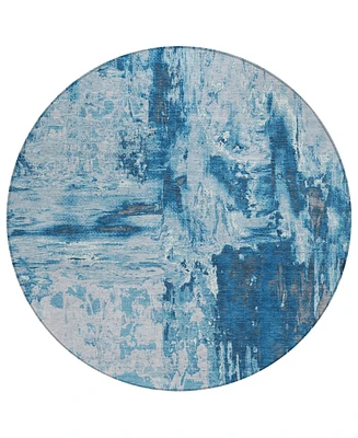 Addison Chantille Machine Washable ACN1350 8'x8' Round Area Rug