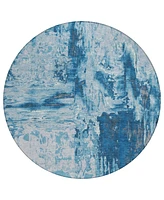 Addison Chantille Machine Washable ACN1350 8'x8' Round Area Rug