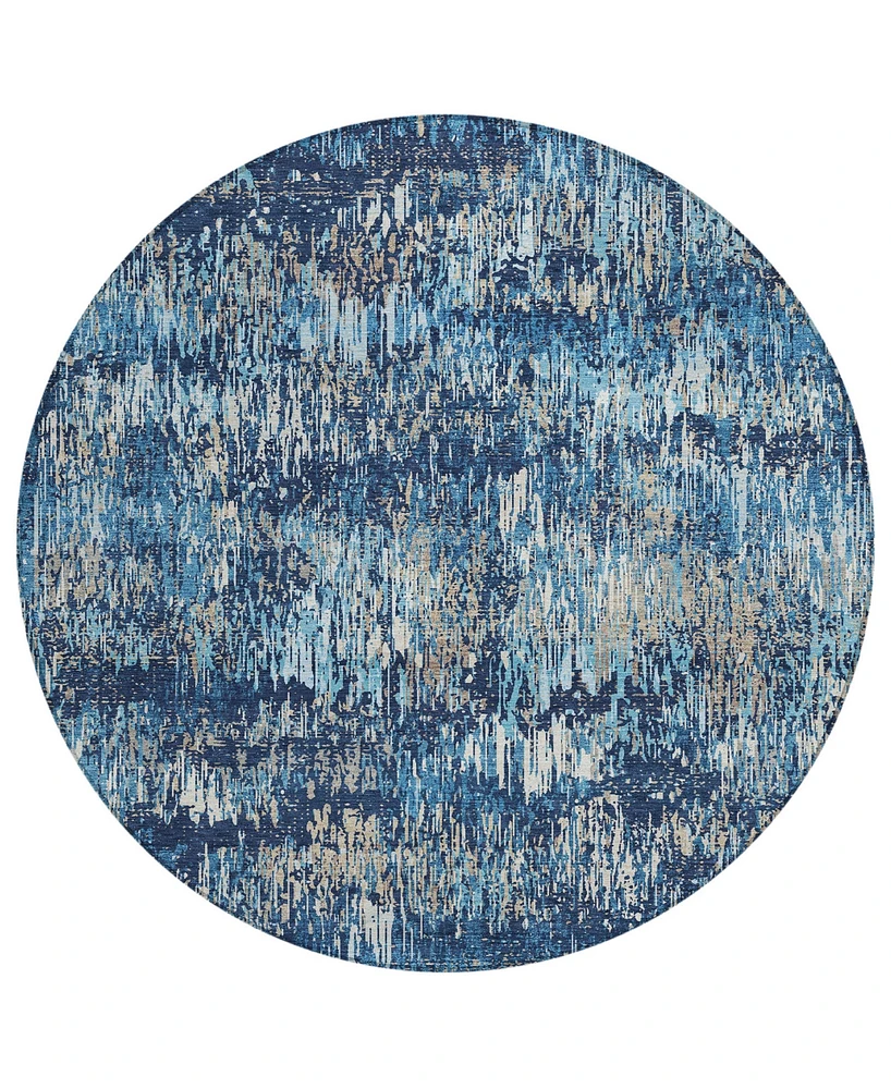 Addison Chantille Machine Washable ACN1380 8'x8' Round Area Rug