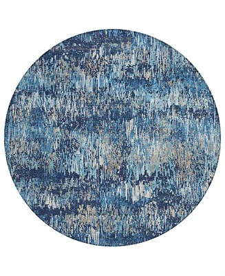 Addison Chantille Machine Washable ACN1380 8'x8' Round Area Rug