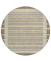 Addison Chantille Machine Washable ACN1400 8'x8' Round Area Rug
