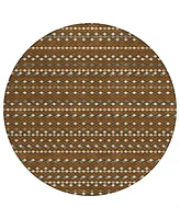 Addison Chantille Machine Washable ACN1410 8'x8' Round Area Rug