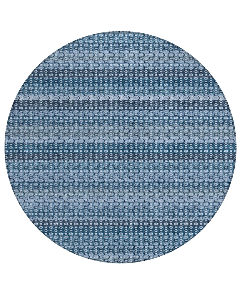 Addison Chantille Machine Washable ACN1420 8'x8' Round Area Rug
