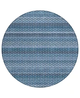 Addison Chantille Machine Washable ACN1420 8'x8' Round Area Rug