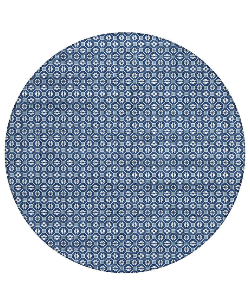 Addison Chantille Machine Washable ACN1430 8'x8' Round Area Rug