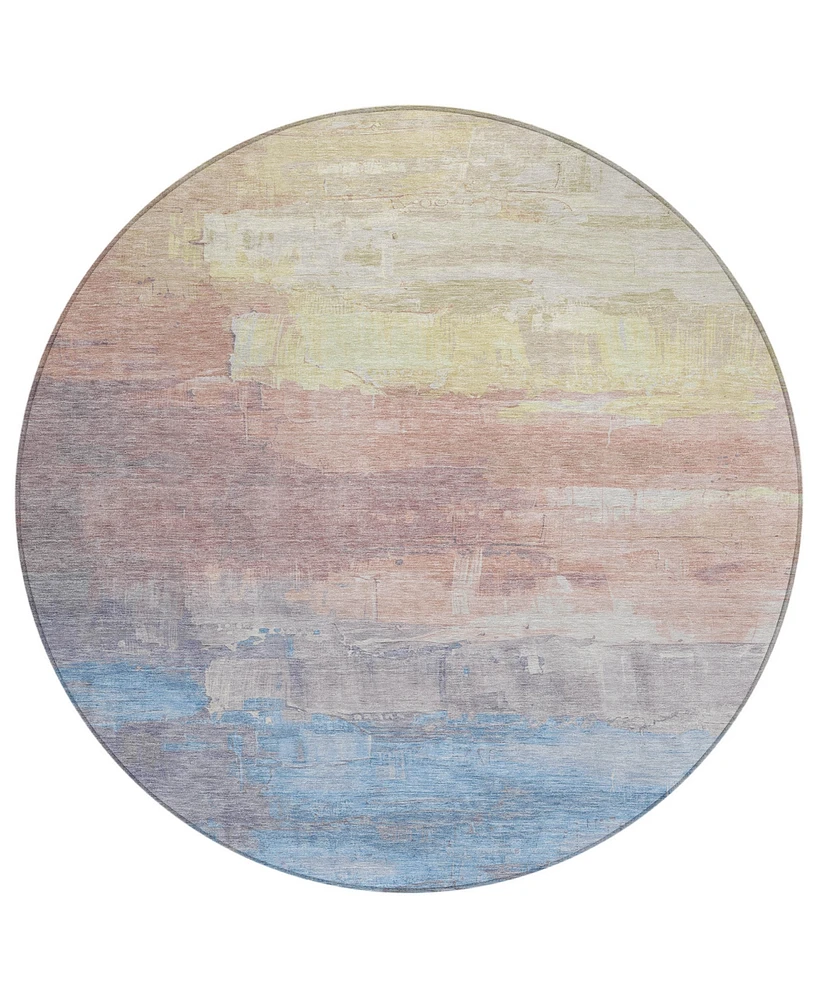 Addison Chantille Machine Washable ACN1474 8'x8' Round Area Rug