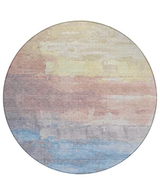 Addison Chantille Machine Washable ACN1474 8'x8' Round Area Rug