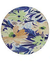 Addison Chantille Machine Washable ACN1484 8'x8' Round Area Rug
