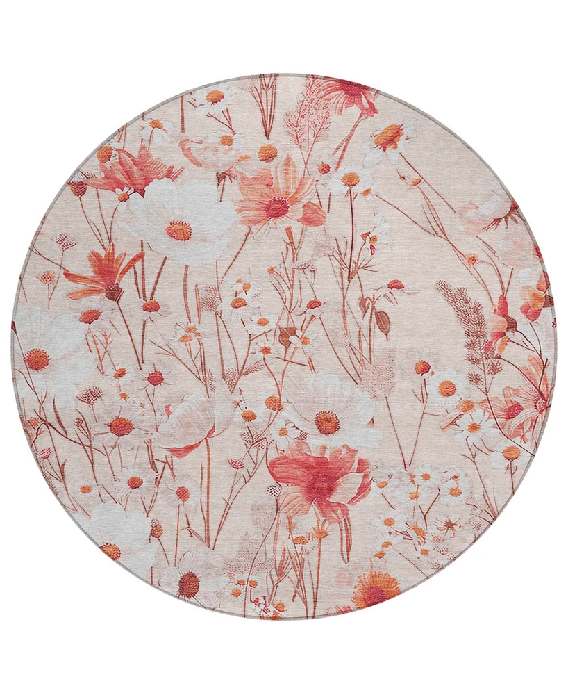 Addison Chantille Machine Washable ACN1504 8'x8' Round Area Rug