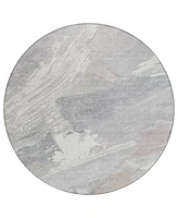 Addison Chantille Machine Washable ACN1514 8'x8' Round Area Rug