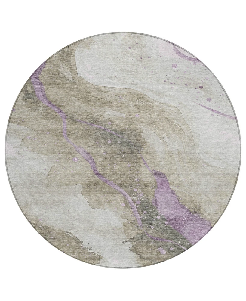 Addison Chantille Machine Washable ACN1534 8'x8' Round Area Rug