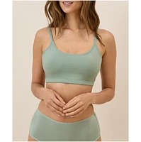 Pact Women's Organic Cotton Everyday Strappy Scoop Bralette
