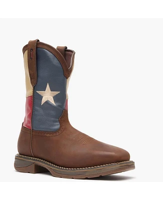 Durango Men's Rebel by Steel Toe Texas Flag Western Boot
