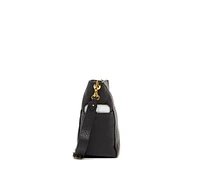 Susu Italian Leather Crossbody Bag Medium Size Shoulder Bag Black Purse Women's Handbag