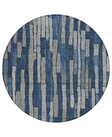 Addison Chantille Machine Washable ACN1304 8'x8' Round Area Rug