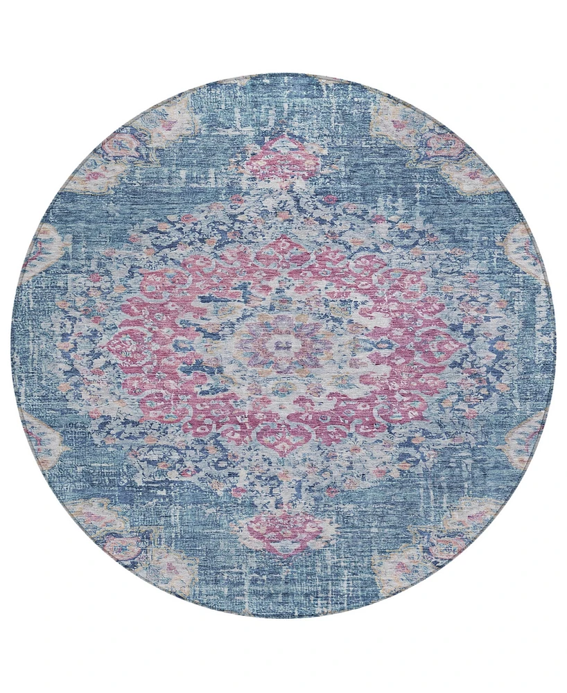 Addison Chantille Machine Washable ACN1236 8'x8' Round Area Rug