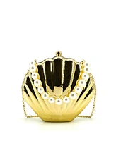 Like Dreams Marina Mini Seashell Clutch Bag