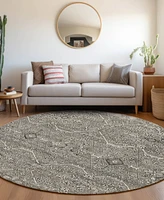 Addison Chantille Machine Washable ACN1223 8'x8' Round Area Rug