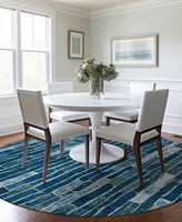 Addison Chantille Machine Washable ACN1301 8'x8' Round Area Rug