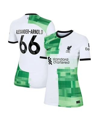 Nike Women's Trent Alexander-Arnold White Liverpool 2023/24 Away Replica Player Jersey
