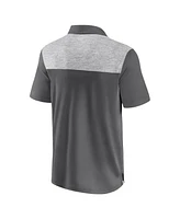 Fanatics Men's Heather Gray Seattle Seahawks Long Shot Polo Shirt