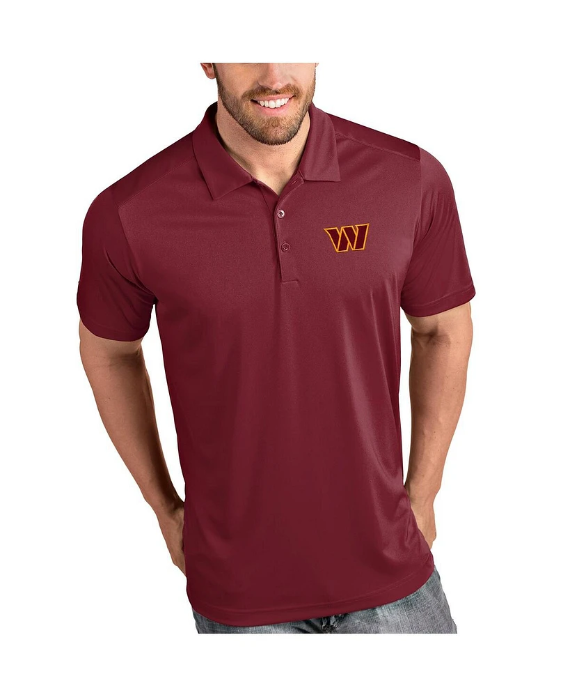Antigua Men's Burgundy Washington Commanders Tribute Polo Shirt
