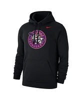 Nike Men's Black Tcu Horned Frogs Ranas Cornudas Baseball Club Fleece Pullover Hoodie