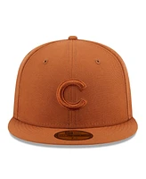 New Era Men's Brown Chicago Cubs Spring Color 59FIFTY Fitted Hat