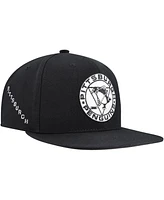 Mitchell & Ness Men's Black Pittsburgh Penguins Team Snapback Hat