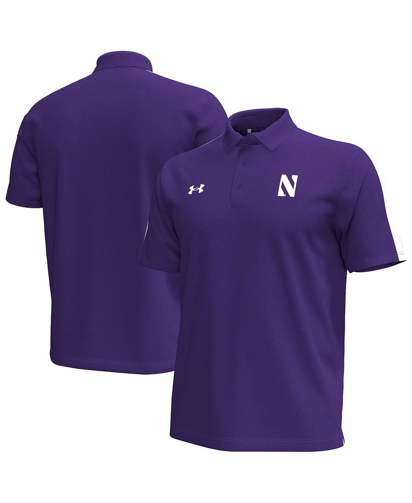Under Armour Men's Purple Northwestern Wildcats Pinnacle Performance Polo Shirt