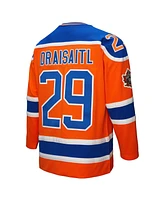 Mitchell & Ness Men's Leon Draisaitl Orange Edmonton Oilers Power Play Jersey