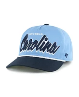 '47 Brand Men's Carolina Light Blue North Carolina Tar Heels Drop shadow Rope Hitch Adjustable Hat
