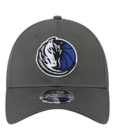New Era Men's Charcoal Dallas Mavericks Active Ripstop 9TWENTY Adjustable Hat