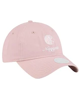 New Era Women's Pink Denver Nuggets Gameday Preppy 9TWENTY Adjustable Hat